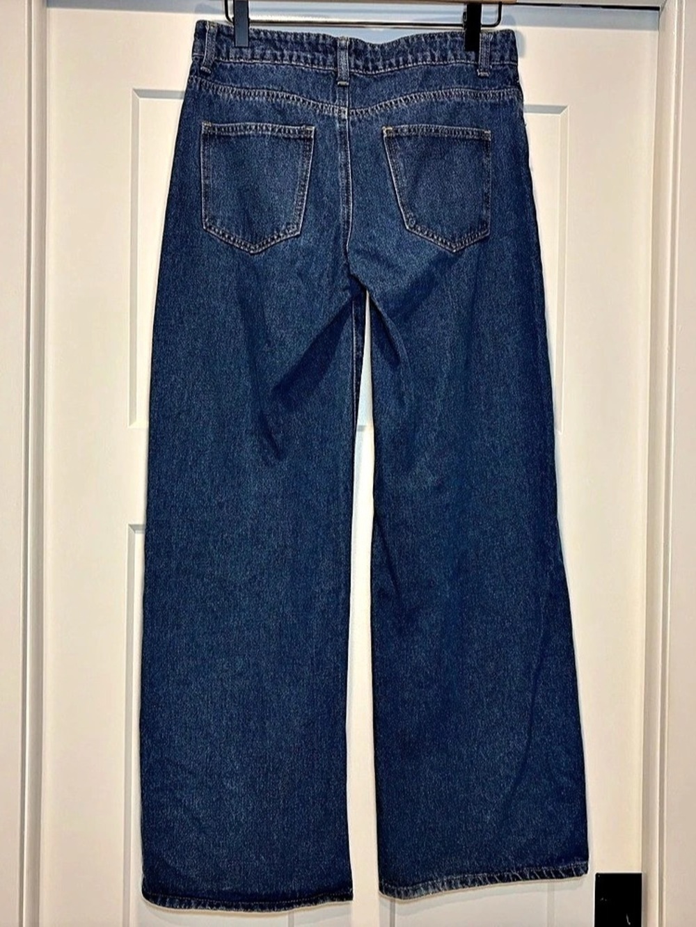 Edikted Raelynn Low Rise Wide Leg Jeans Blue - Picture 5 of 8